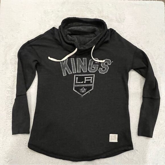 Women’s NHL Los Angeles Kings Funnel Neck Pullover Sweatshirt Size Medium - Picture 2 of 9
